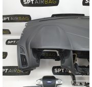 FOCUS III 3 SALPICADERO TABLERO DE INSTRUMENTOS AIRBAG CONJUNTO CINTURONES DE SEGURIDAD