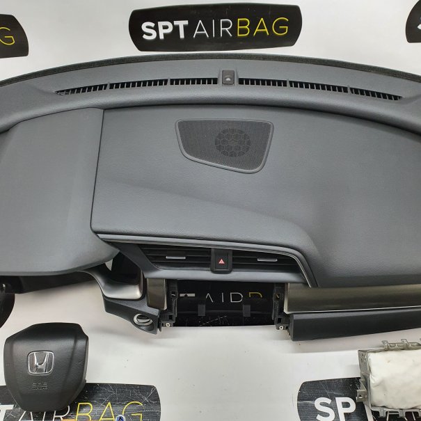 CIVIC X 10 DASHBOARD AIRBAG KIT SET BELTS