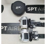 PICANTO LIFT DASHBOARD AIRBAG KIT SEAT BELTS TENSIONERS