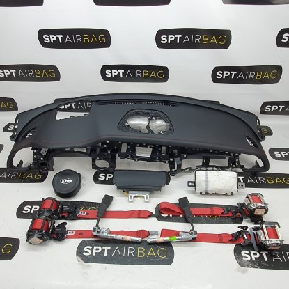 STINGER HEAD UP DASHBOARD AIRBAG KIT SEAT BELTS TENSIONERS