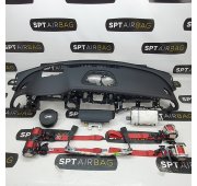 STINGER HEAD UP DASHBOARD AIRBAG KIT SEAT BELTS TENSIONERS