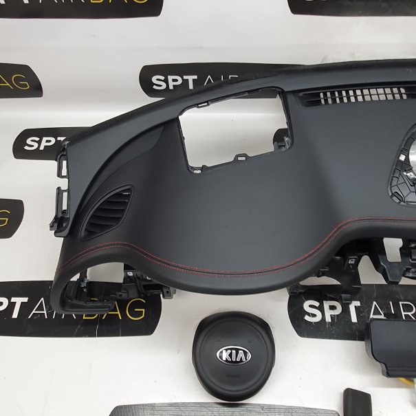 STINGER HEAD UP DASHBOARD AIRBAG KIT SEAT BELTS...