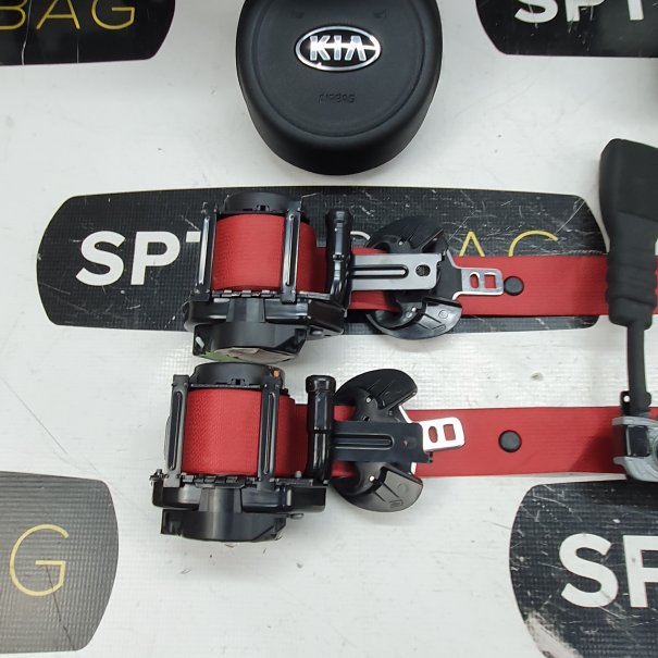 STINGER HEAD UP DASHBOARD AIRBAG KIT SEAT BELTS...