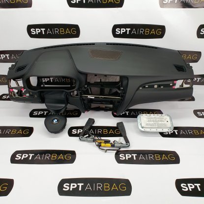 F25 ARMATURENBRETT AIRBAG KIT GURTSTRAFFERN